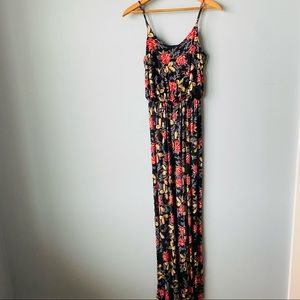 Lush Floral Maxi Dress Size XS